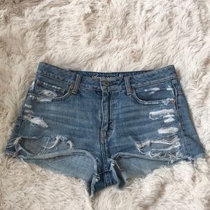 CLOSING CLOSET SALE high rise ripped shortie